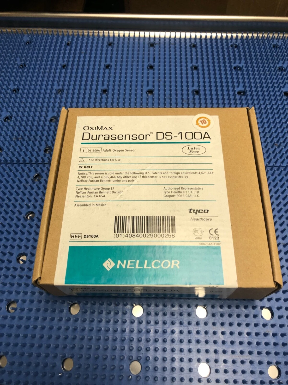Nellcor OxiMax Durasensor DS-100A Adult SpO2 Sensor, New