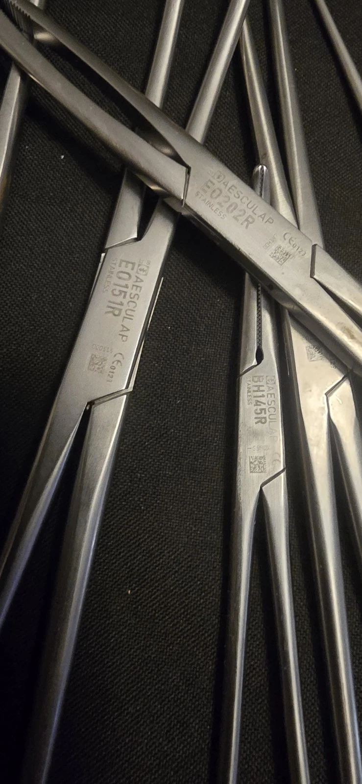 Aesculap OB/GYN Instrument Lot of 9 with Jacobs Vulsellum EO202R — Instruments — view 2