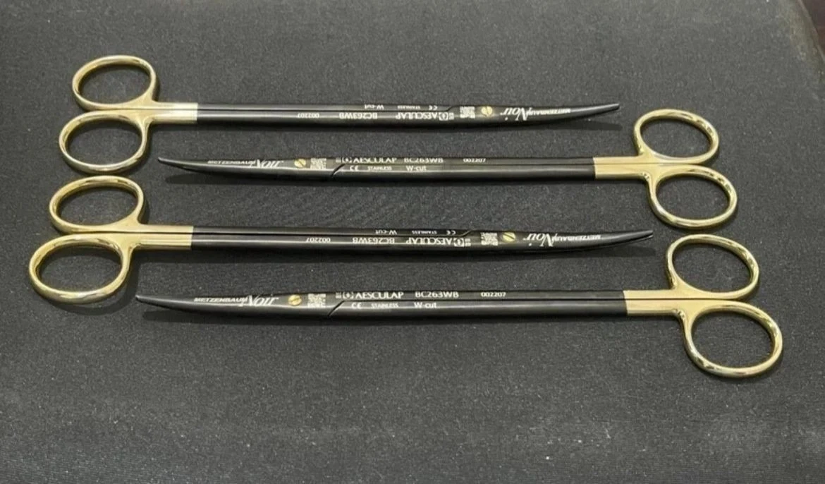 Aesculap BC263WB Metzenbaum Scissors Noir DuroTip 7 inch, Lot of 4 — Instruments — view 3