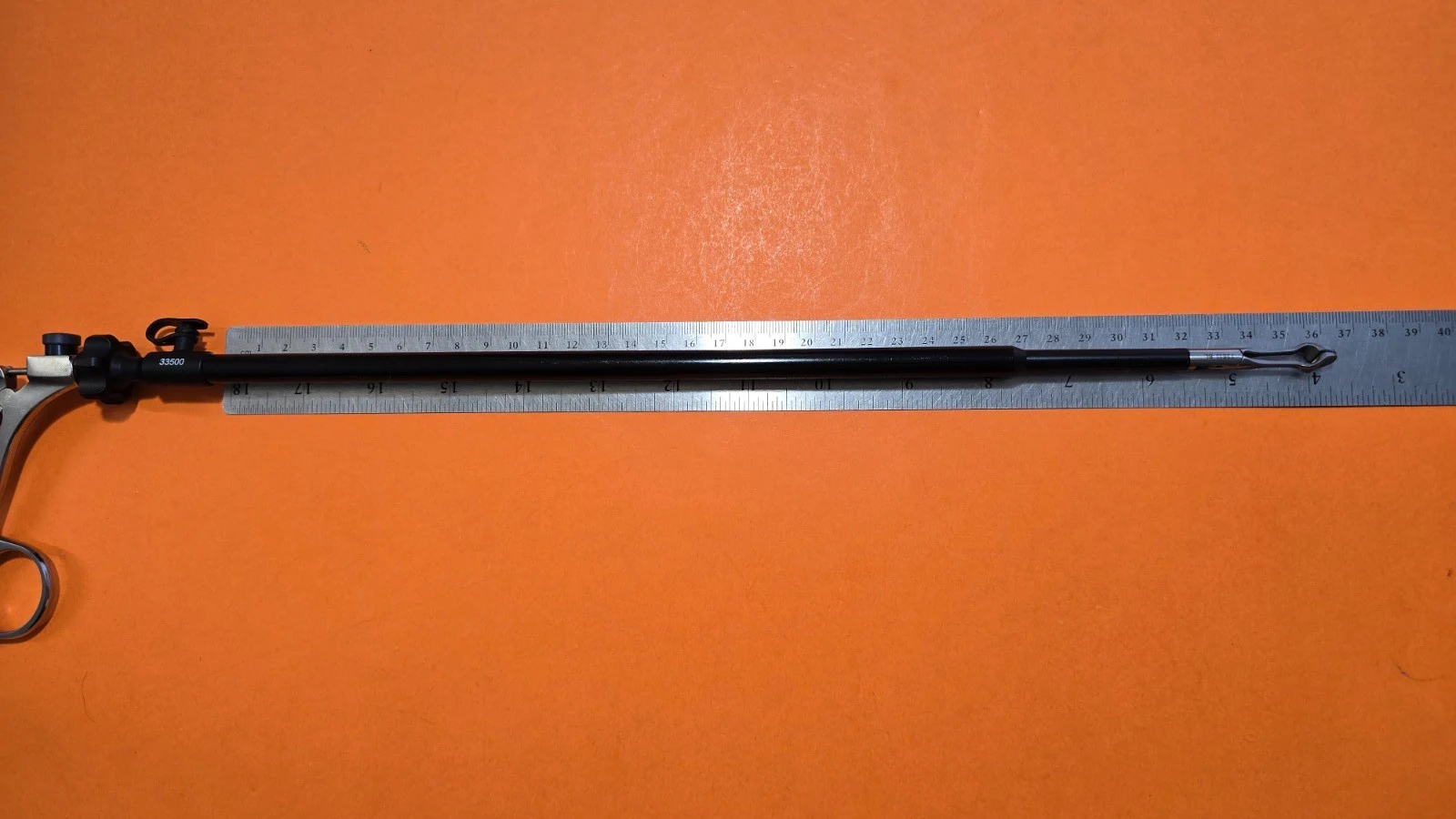 Karl Storz 33510BL Babcock Forceps 10 mm x 36 cm with 33133 Ratchet Handle — Instruments — view 4