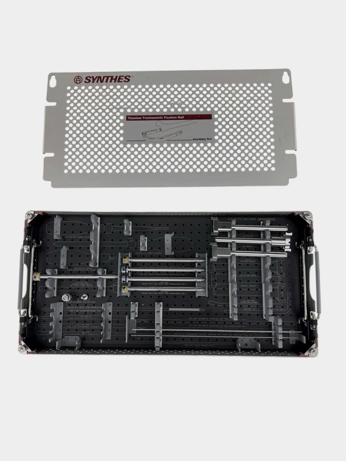 Synthes Titanium Trochanteric Fixation Nail Auxiliary Instrument Set