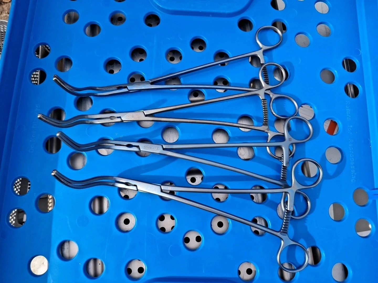 Scanlan 3003-88 Vascular Clamps, Lot of 4