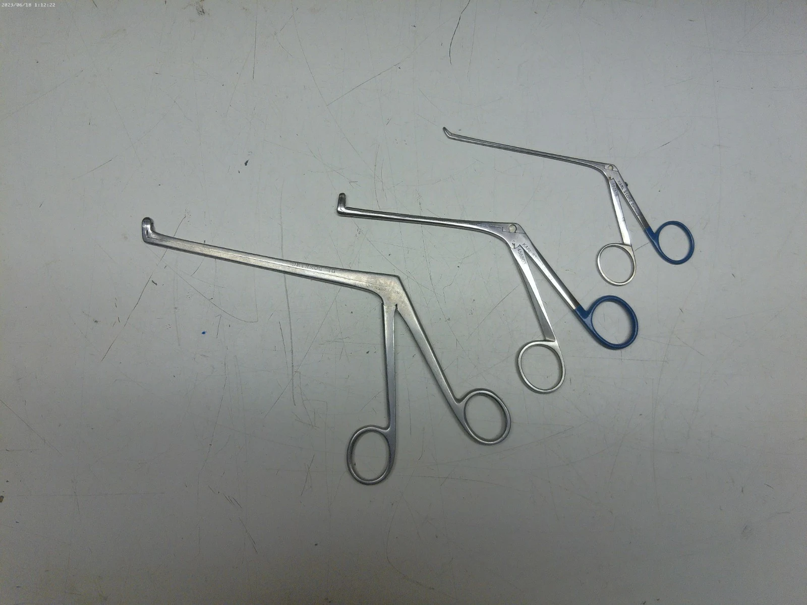 Codman and Storz Rhinoforce Nasal Forceps, Lot of 3