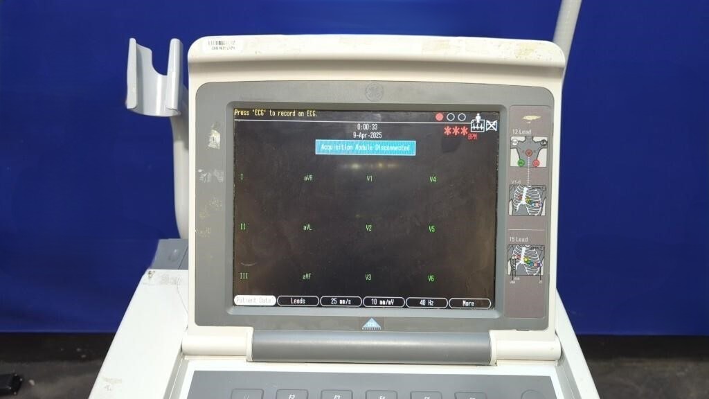 GE Mac 5500 HD EKG Machine — Patient Monitoring & Life Support — view 4