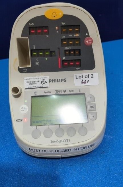 Philips SureSigns VS1 Vital Signs Monitor — Patient Monitoring & Life Support — view 3