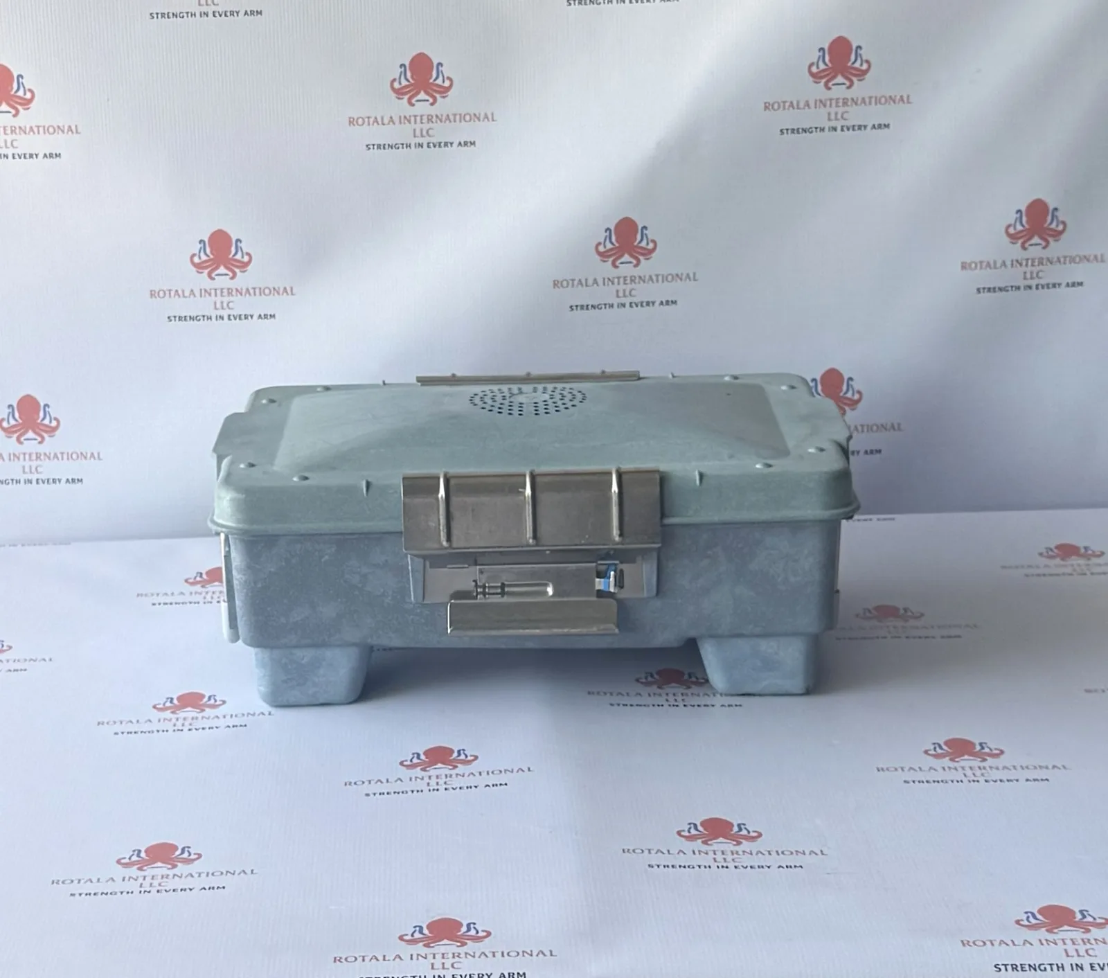 Synthes Large Bone/Orthopedic Surgical Air Drill System with Hose and Sterilization Case