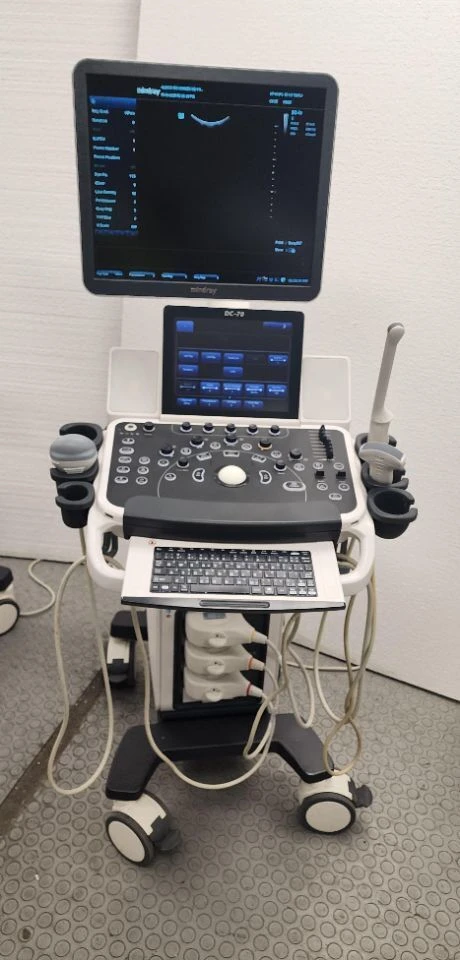 Mindray DC-70 Ultrasound System with 3 Probes and Sony Printer