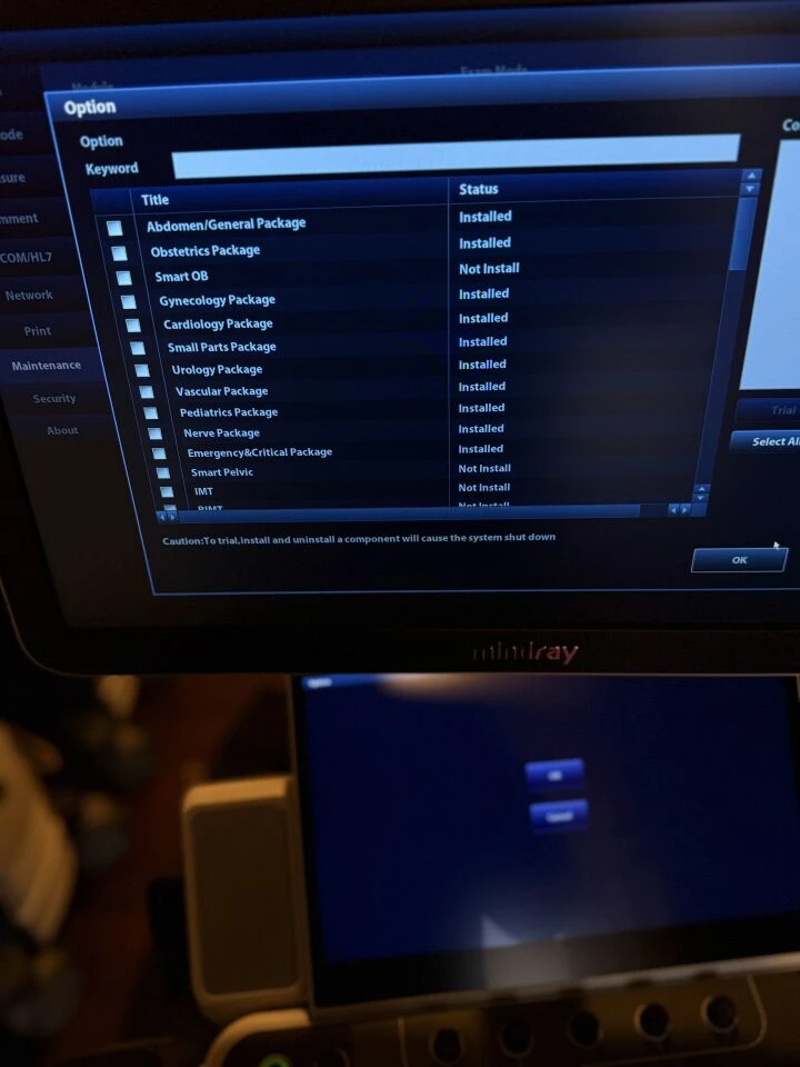 Mindray DC-70 X-Insight Ultrasound System, 2021, Software 04.02.00 — Ultrasound Machines — view 3