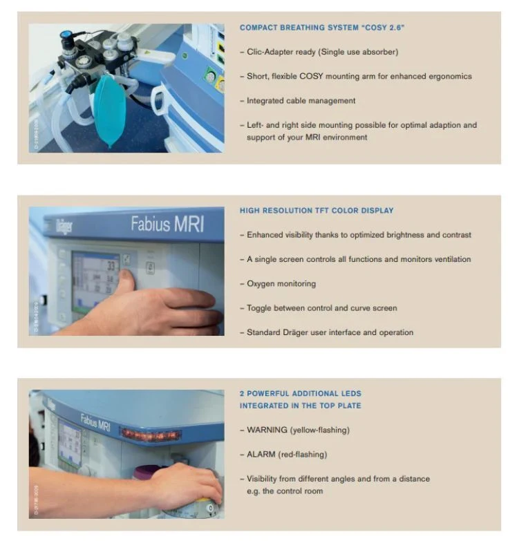 Drager Fabius GS Premium MRI Anesthesia Machine, Refurbished, 669 Hours — Anesthesia & Respiratory — view 7