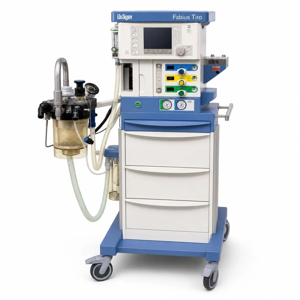 Drager Fabius Tiro Anesthesia Machine, Refurbished, PM and Calibrated
