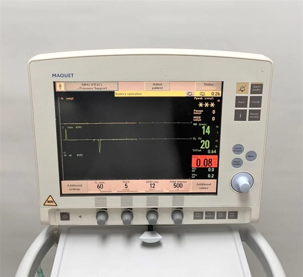 Maquet Servo-i Universal Ventilator v7.0 with 4 Batteries — Anesthesia & Respiratory — view 7