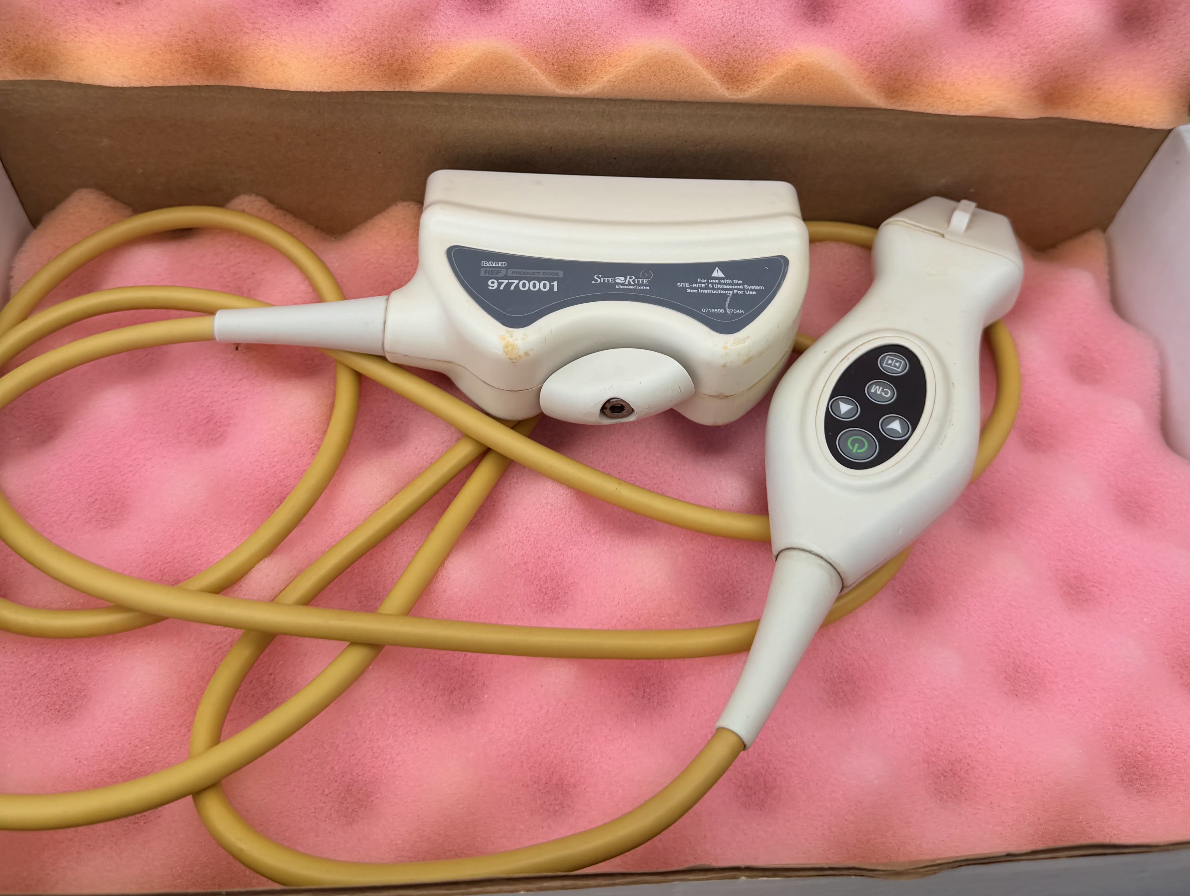 Bard Site Rite 6 Ultrasound System with Probes & Cart — Ultrasound Machines — view 8