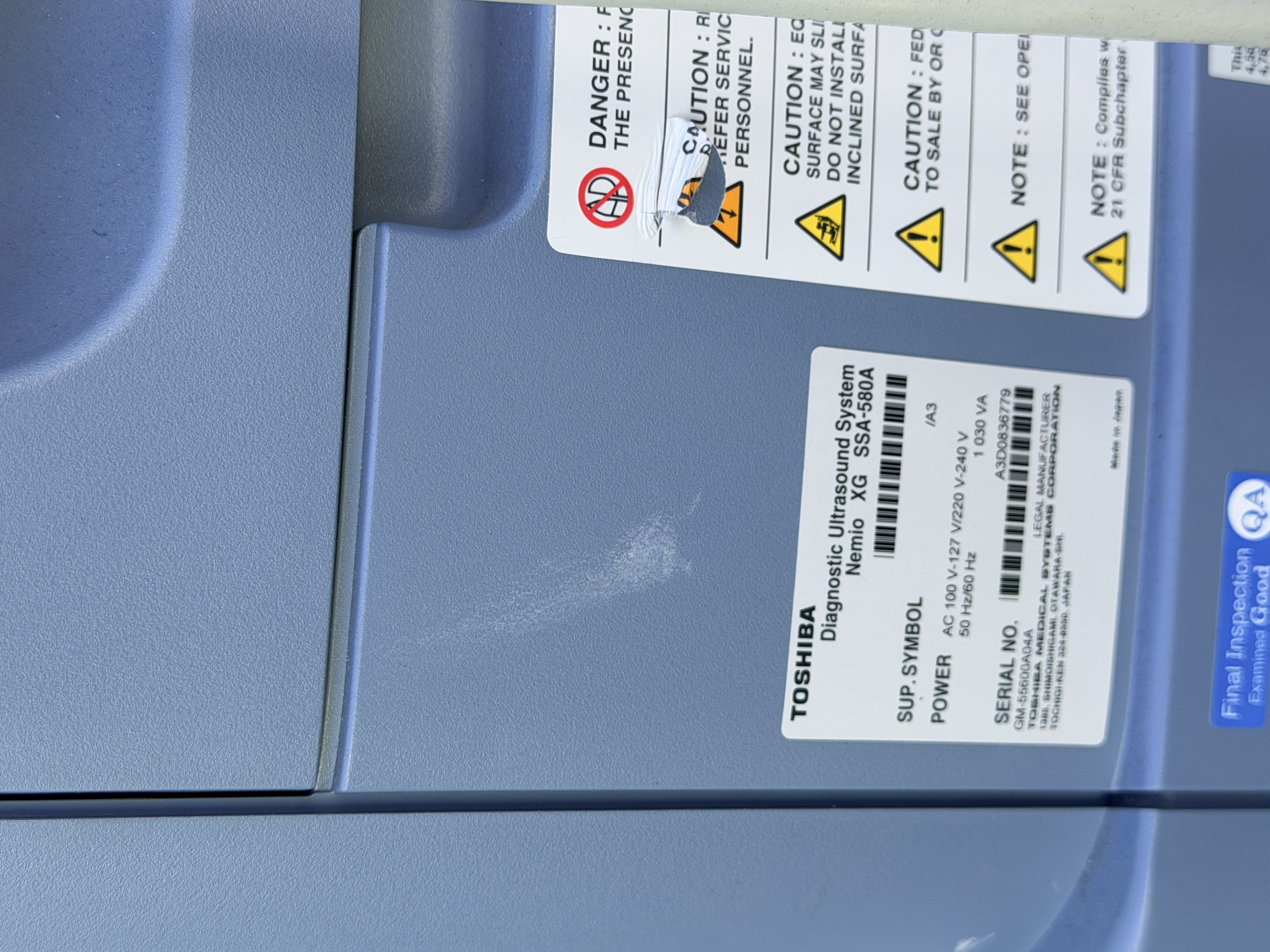Toshiba Nemio XG Diagnostic Ultrasound System — Ultrasound Machines — view 10