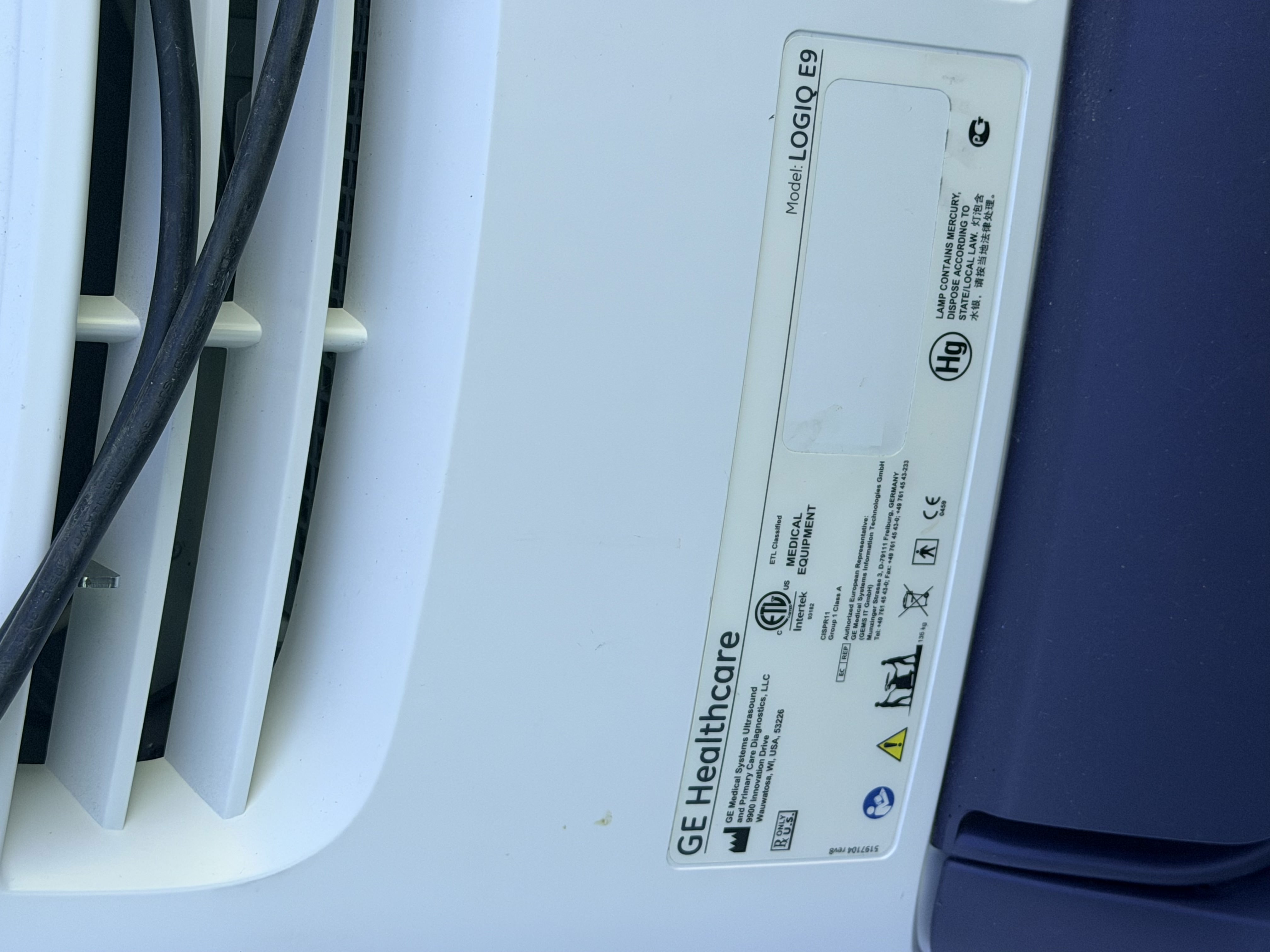 GE LOGIQ E9 Premium Ultrasound System — Ultrasound Machines — view 6