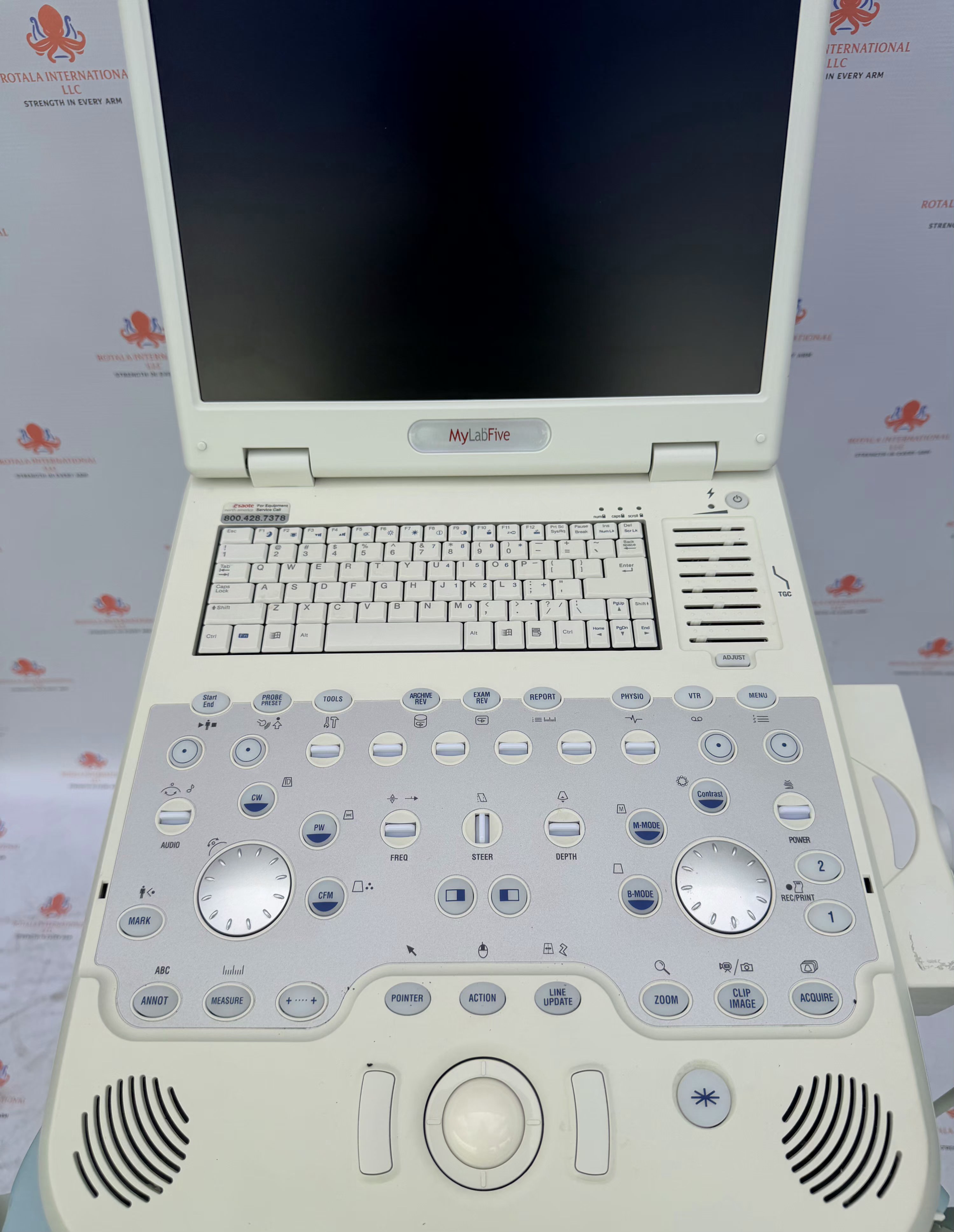 ESAOTE MyLabFive Ultrasound System with Probe & Foot Pedals — Ultrasound Machines — view 2