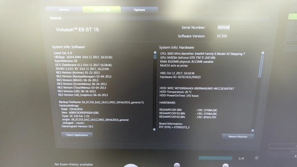 GE Voluson E6 BT16 Ultrasound System — Ultrasound Machines — view 6
